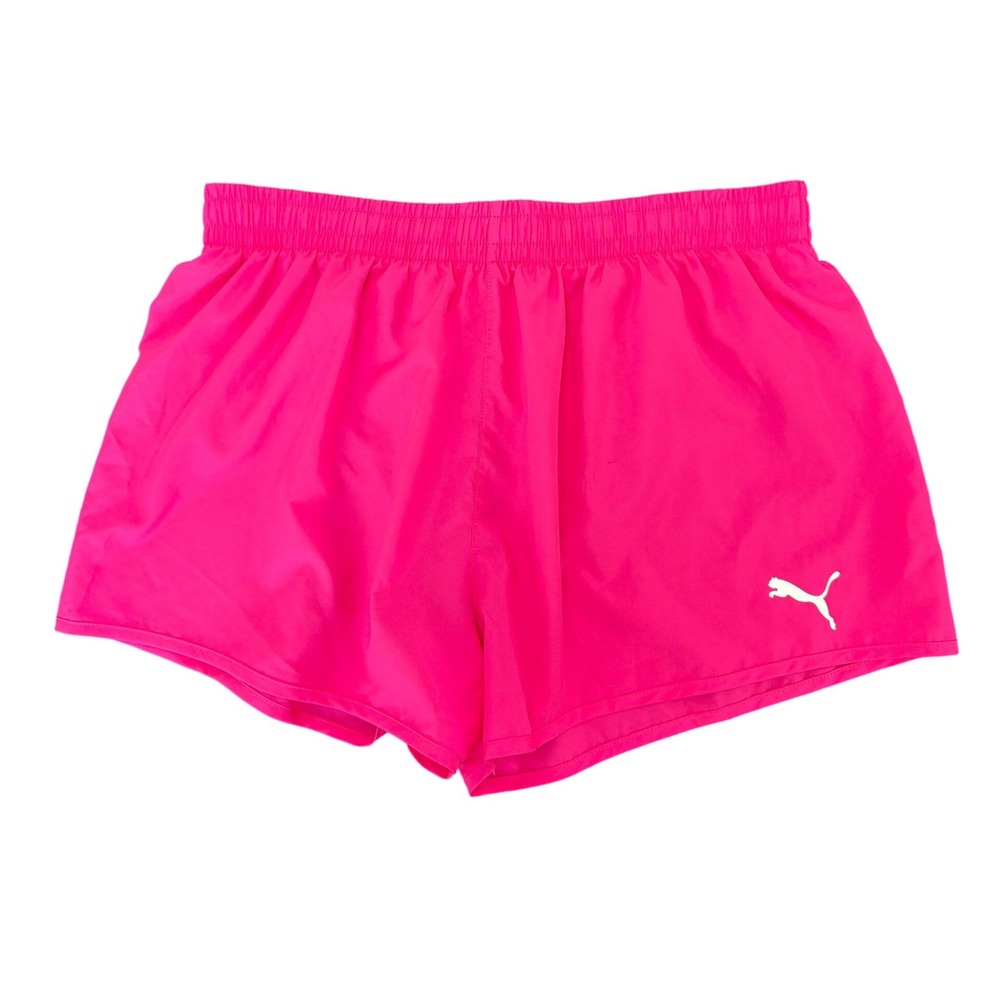 Puma Glowing Pink Sprint Woven Shorts XL Running Activewear Summer
